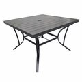 Woodard Ningbo DINING TABLE SQR BLK 44 in. ACE23190